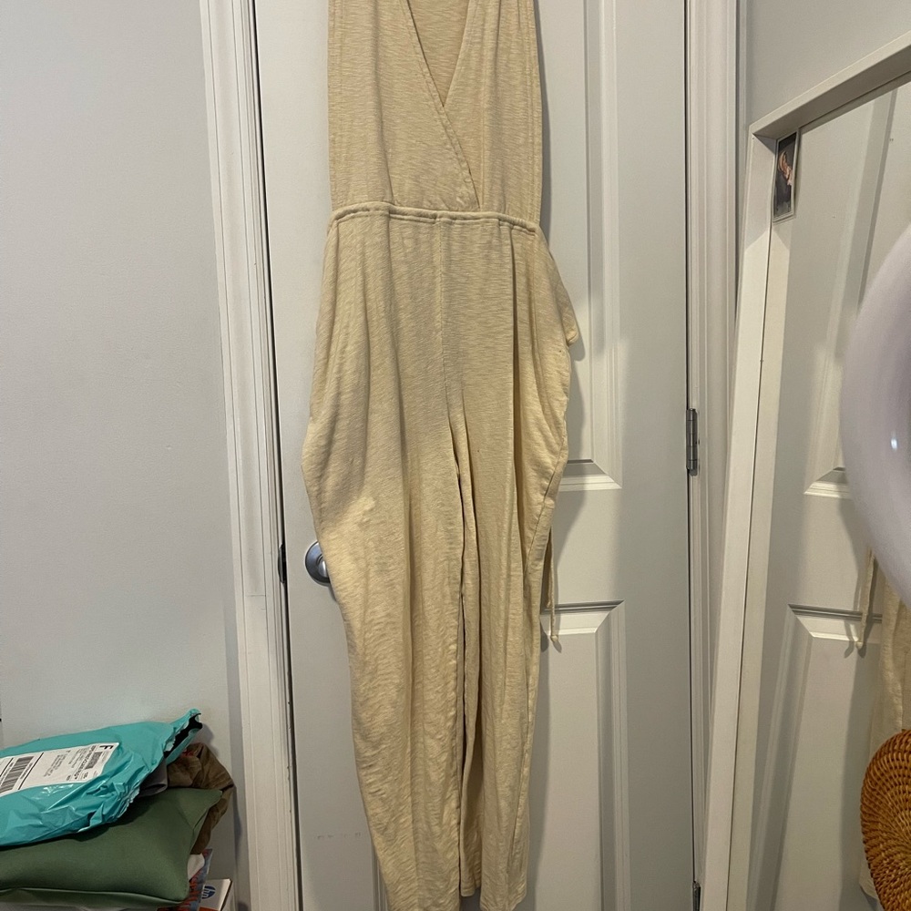 Free People Beach Side Tie Jumpsuit